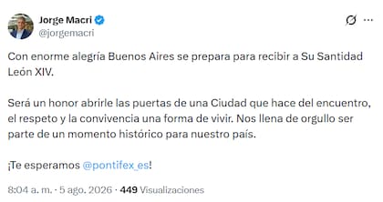 Jorge Macri se sumó a las celebraciones