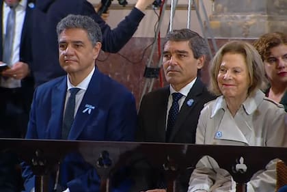 Jorge Macri y Fernán Quirós en el Tedeum por el 25 de Mayo
