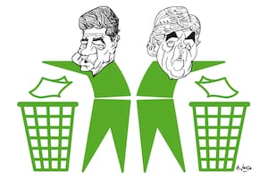 Jorge Macri y Hugo Moyano