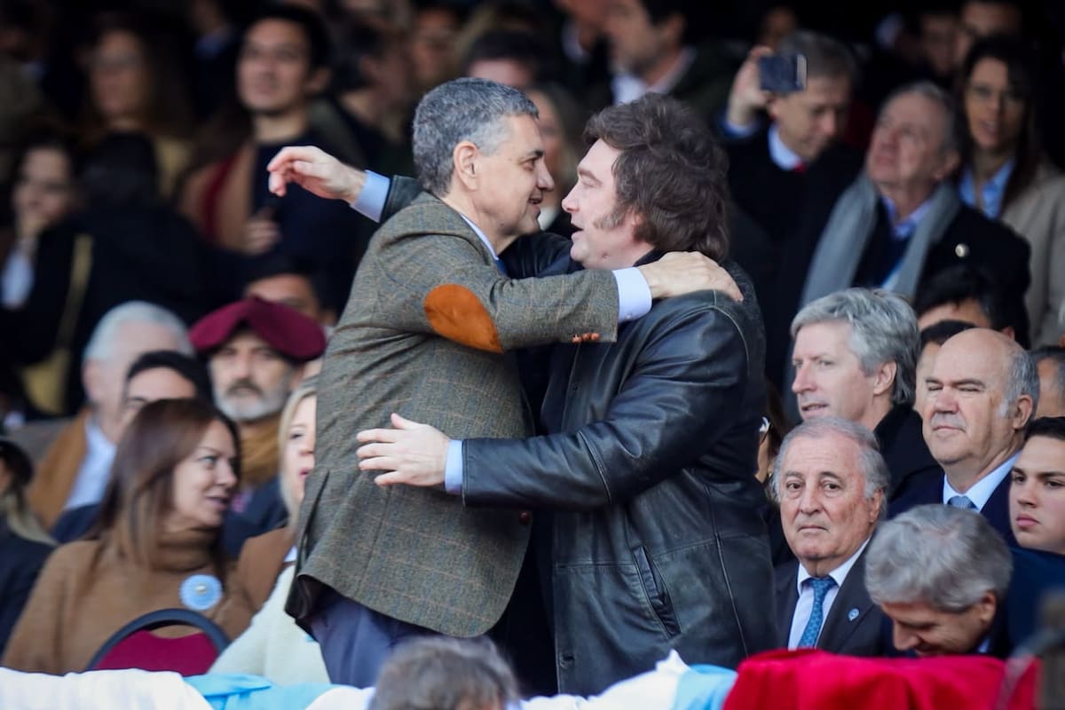 Jorge Macri y Javier Milei se saludaron de manera cordial en las actividades que compartieron recientemente