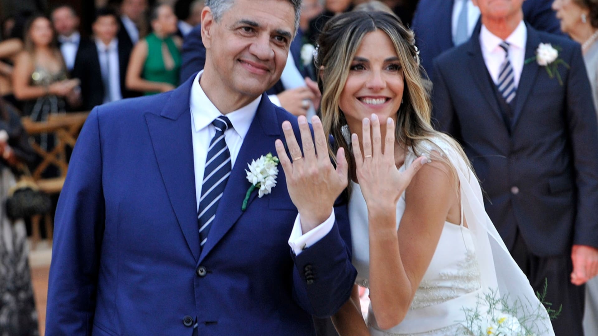 Jorge Macri y María Belén Ludueña, recién casados