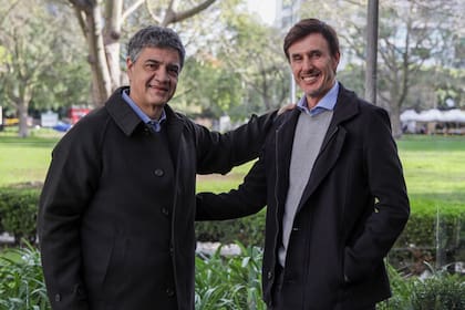 Jorge Macri y Roberto García Moritán. Foto de archivo.