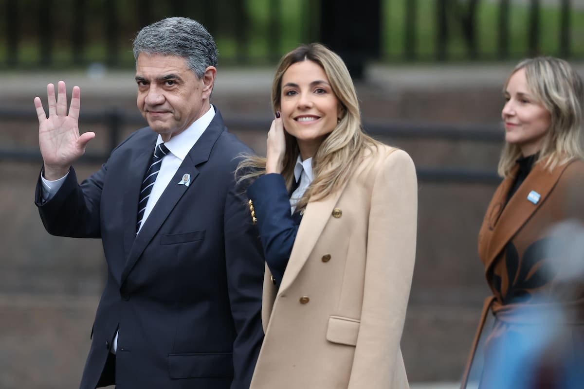 Jorge Macri y su esposa, Belén Ludueña