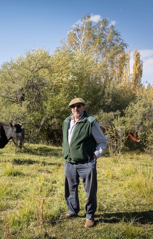 Jorge Martínez en su campo
