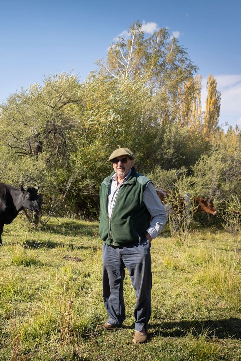 Jorge Martínez en su campo