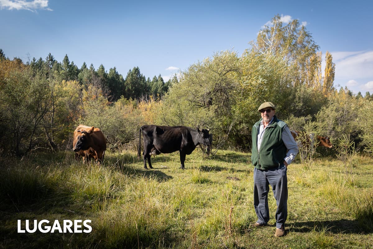 Jorge Martínez en su campo
