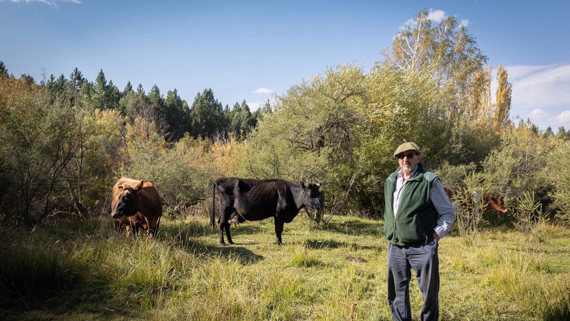 Jorge Martínez en su campo