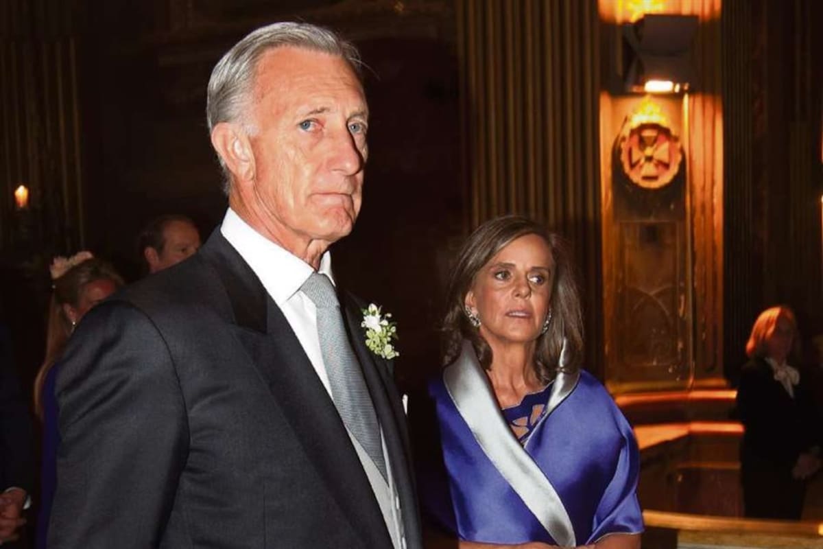 Jorge Neuss (h.) y Silvia Saravia, en un evento