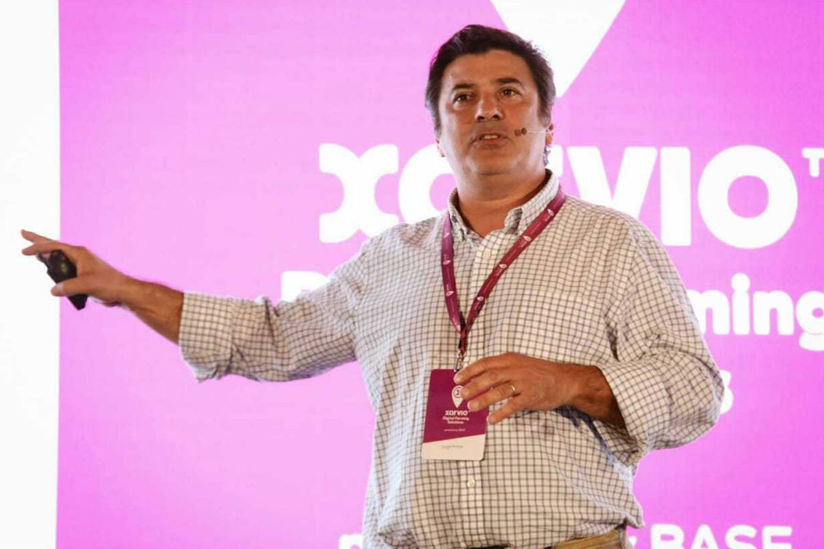 Jorge Pitton, de BASF, en la presentación de la plataforma digital