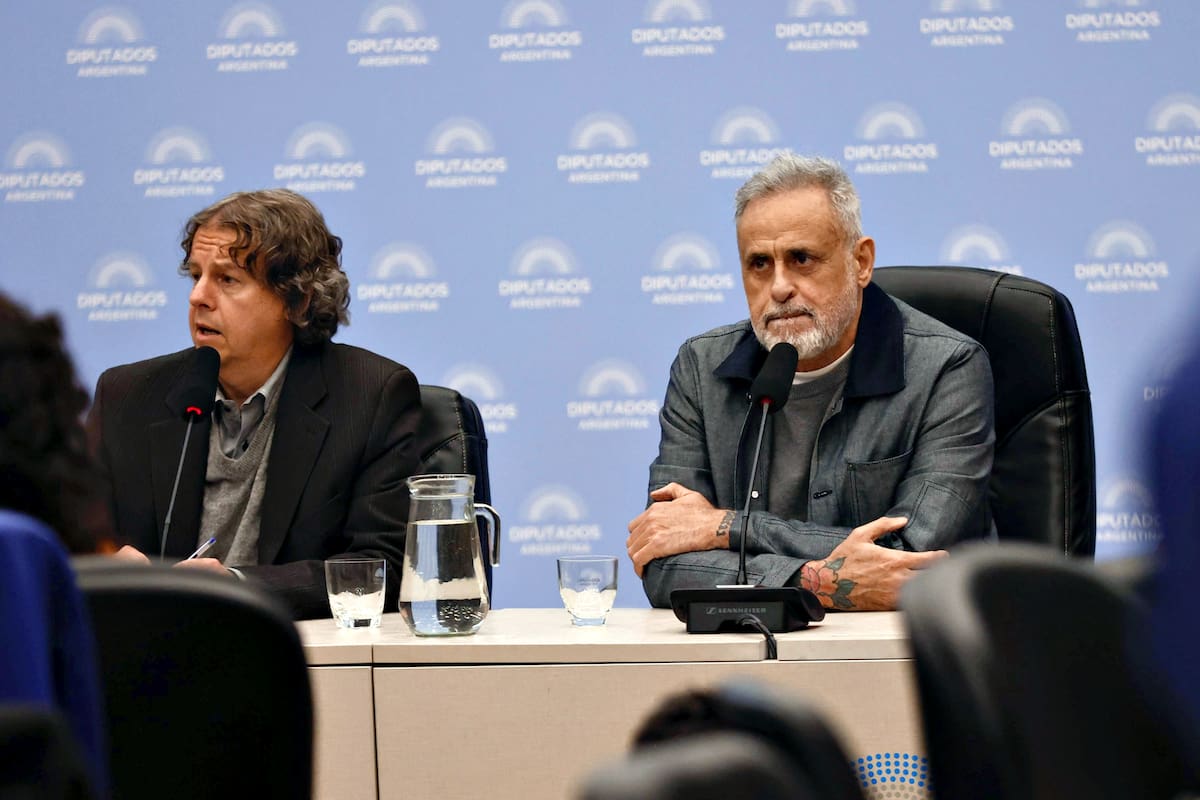 Jorge Rial en la comisión de la Cámara de Diputados