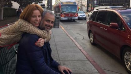 Jorge Rial y Agustina Kämpfer, en uno de sus tantos viajes de pareja