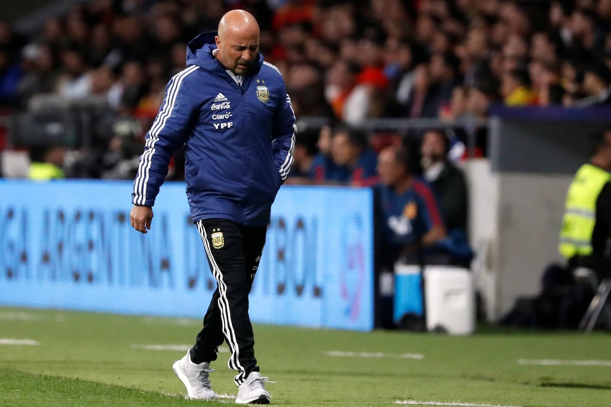 Jorge Sampaoli, director técnico del seleccionado nacional
