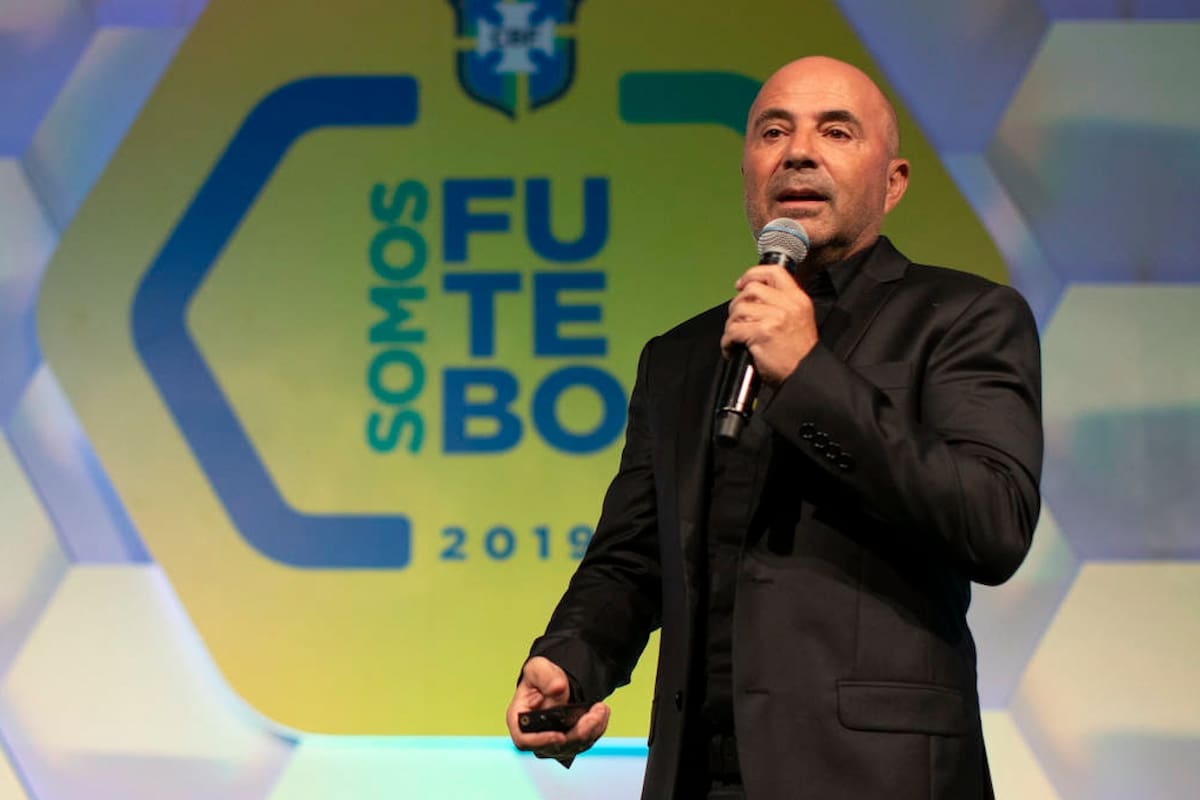 Jorge Sampaoli participa de un congreso de técnicos en Brasil