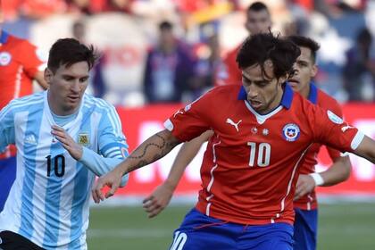 Jorge Valdivia en la Copa América 2015.