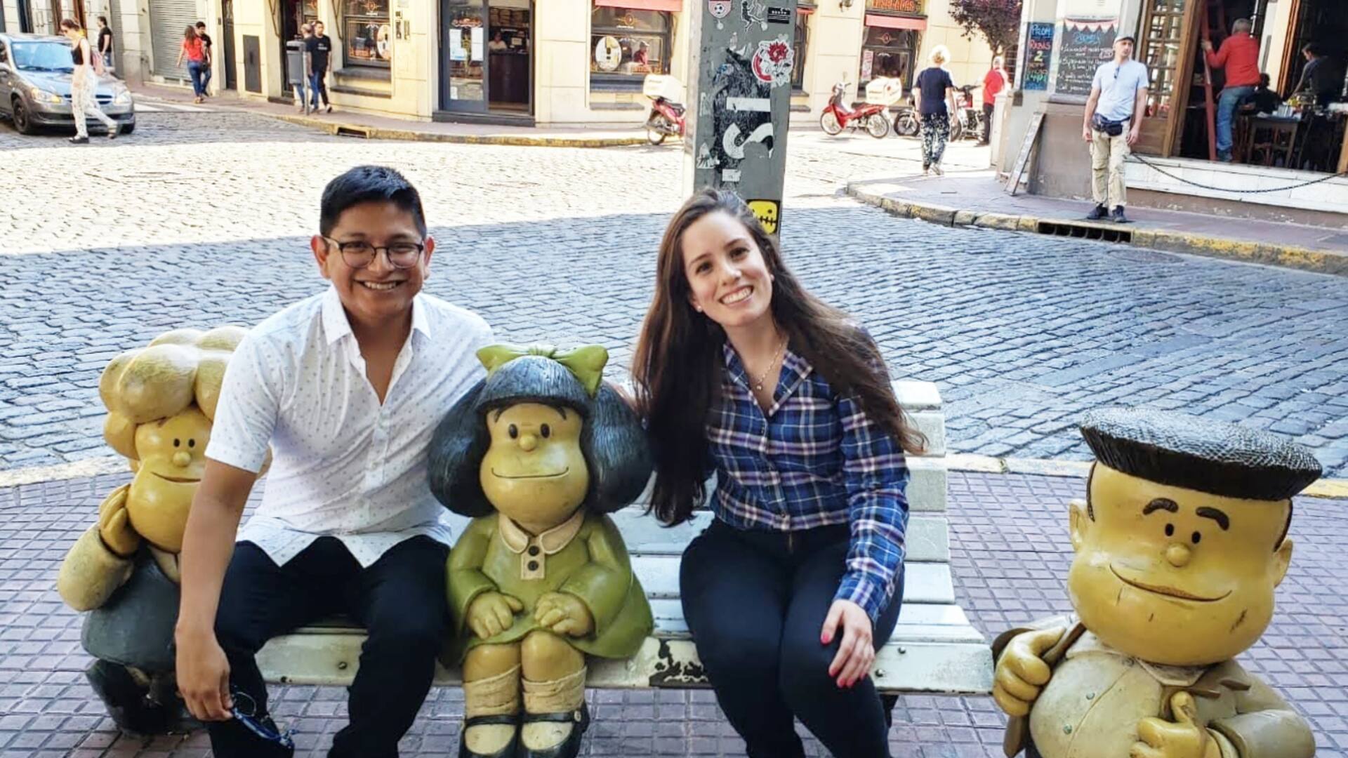 Jorge y Aldana, y un amor a la distancia.