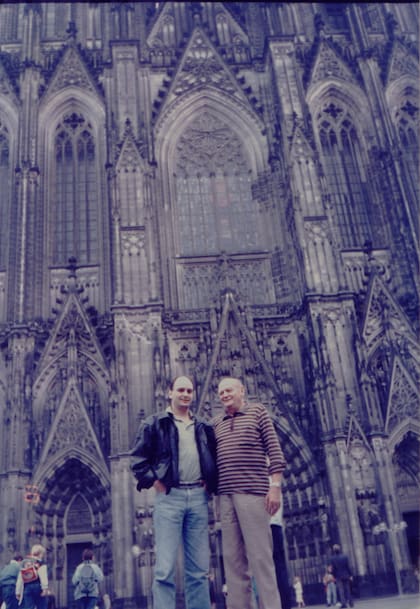 Jorge y Leopoldo en Colonia, Alemania