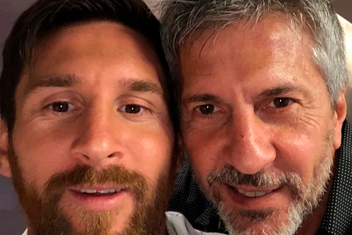 Jorge y Lionel Messi