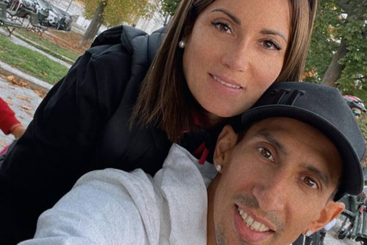 Jorgelina Cardoso y Ángel Di María