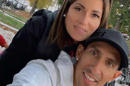 Jorgelina Cardoso y Ángel Di María