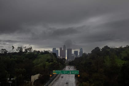 Jornada con tormentas en Los Angeles (Archivo)