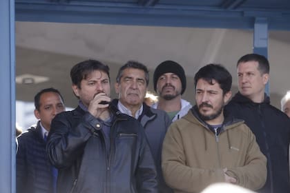 Jornada de cortes y manifestaciones en Puente Pueyrredón. Juan Grabois
