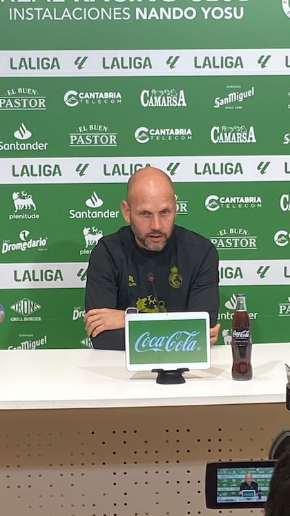 José Alberto López, entrenador de Racing de Santander