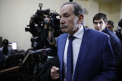José Alperovich en la sala del tribunal que dictó su sentencia a 16 años de prisión