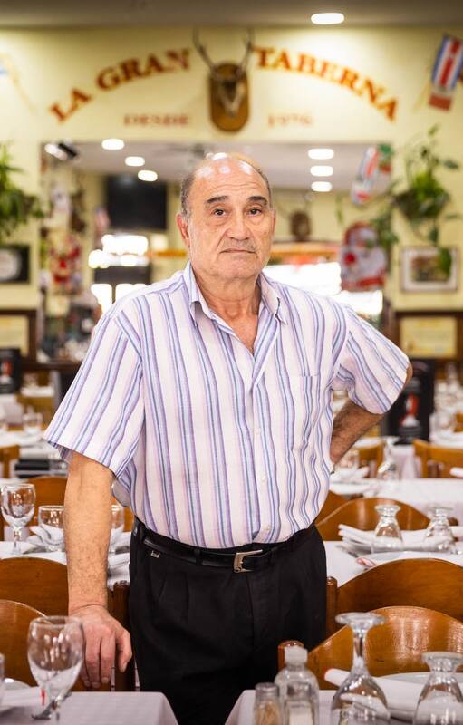 José Álvarez Álvarez, dueño de la Gran Taberna.