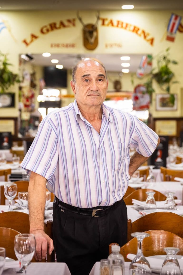 José Álvarez Álvarez, dueño de la Gran Taberna.