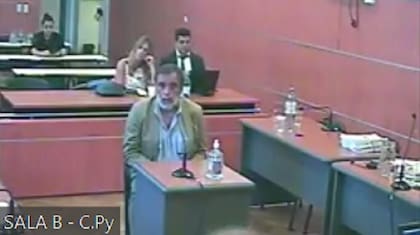 José Antonio Bilbao, ex director de Planificación Penal de la AFIP, durante su declaración en el juicio contra Enrique Blaksley por las presuntas estafas de Hope Funds