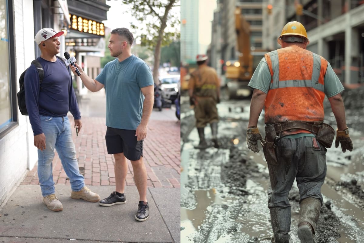 José Antonio Centeno, un venezolano que emigró a Estados Unidos hace un año, comentó que gana 20 dólares la hora en el rubro de la demolición