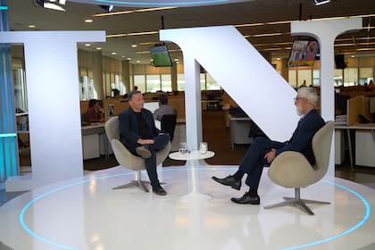 José Antonio Gil Vidal en la entrevista realizada en la redacción de LA NACIÓN