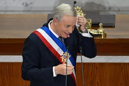 José Antonio Kast, durante la presentación de su cuenta pública en el Congreso Nacional de Chile, en Valparaíso, Chile, el 1 de junio de 2026