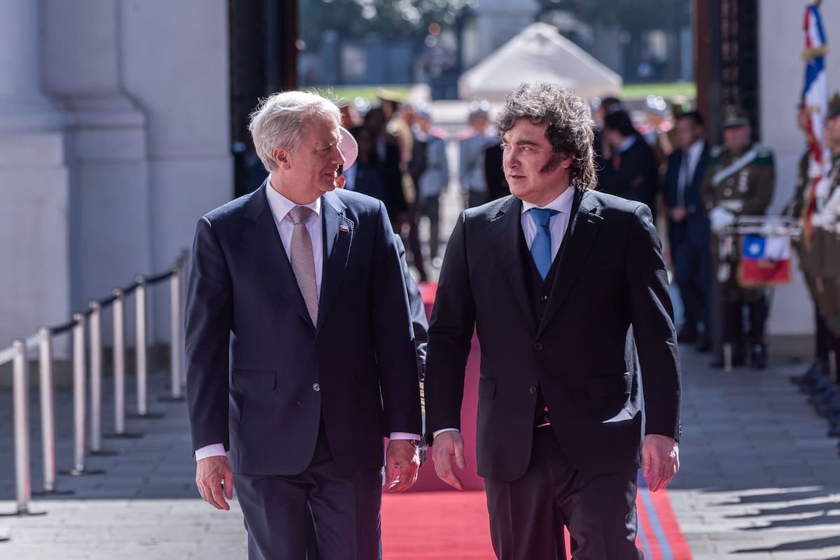 José Antonio Kast y Javier Milei, durante el encuentro del pasado 3 de septiembre