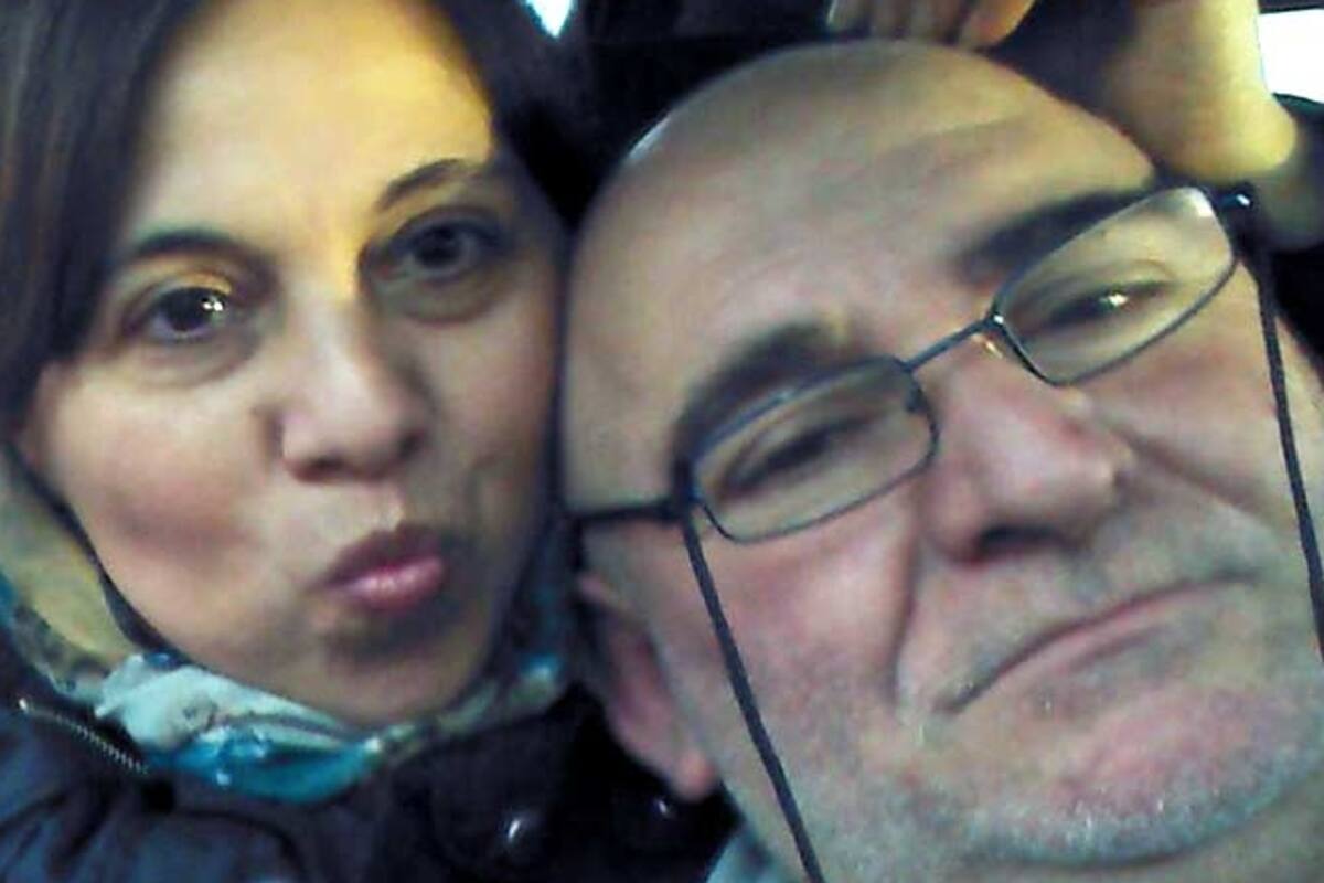 José Averio Naon y su exesposa