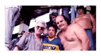 José Barritta, alias El Abuelo, junto a La Raulito y uno de sus más fieles laderos, "Cabeza de por...", el único que llevó con orgullo semejante apodo