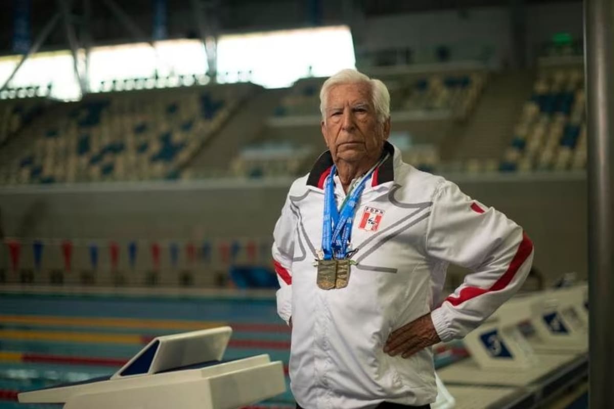 José Benigno Peñaloza consiguió el año pasado en Medellín romper algunos récords panamericanos en la categoría de personas que bordean los cien años