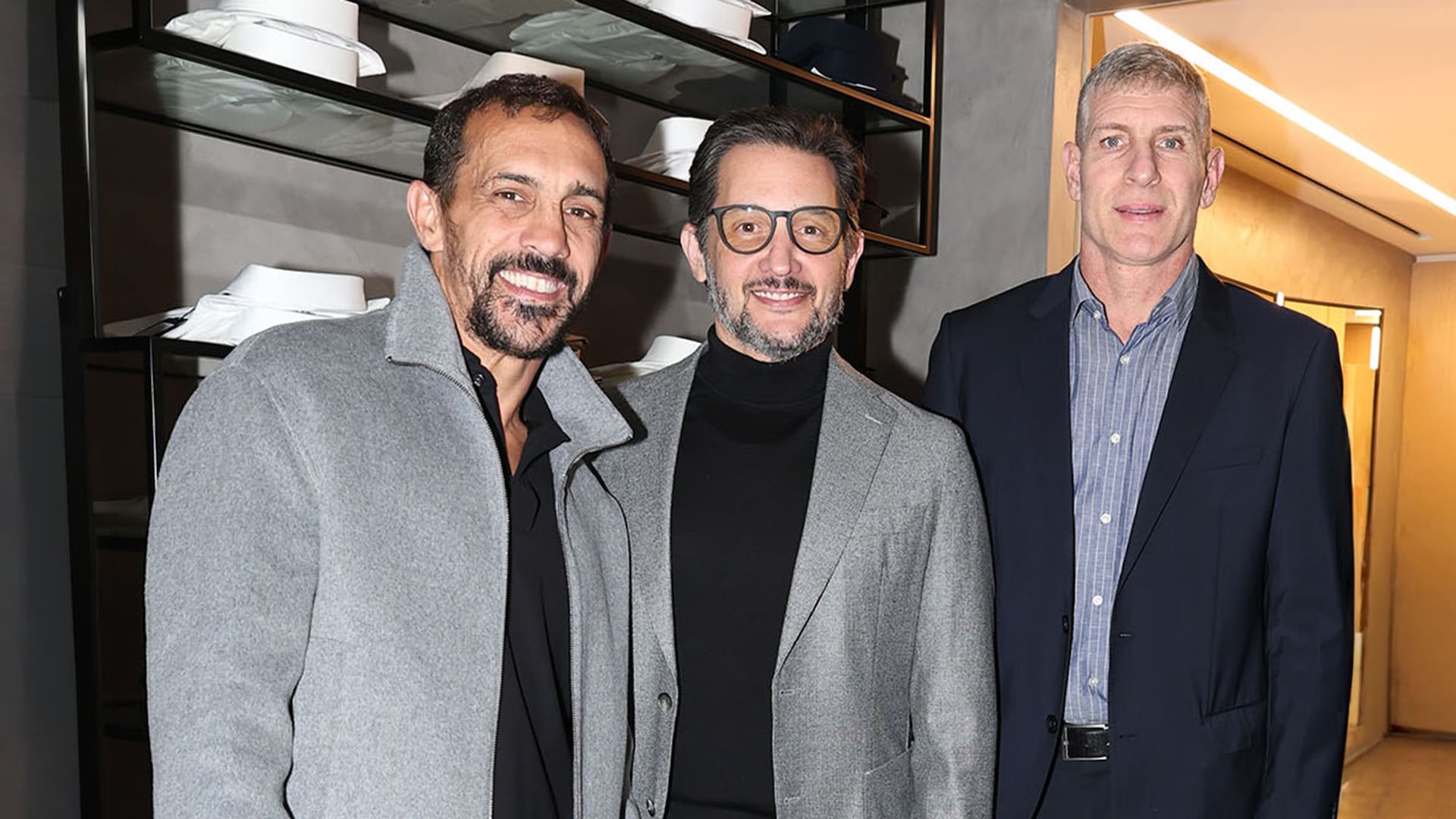 José Chatruc, Germán Paoloski y Martín Palermo.