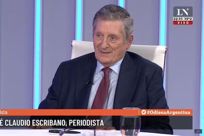 José Claudio Escribano en el programa Odisea Argentina, por LN+