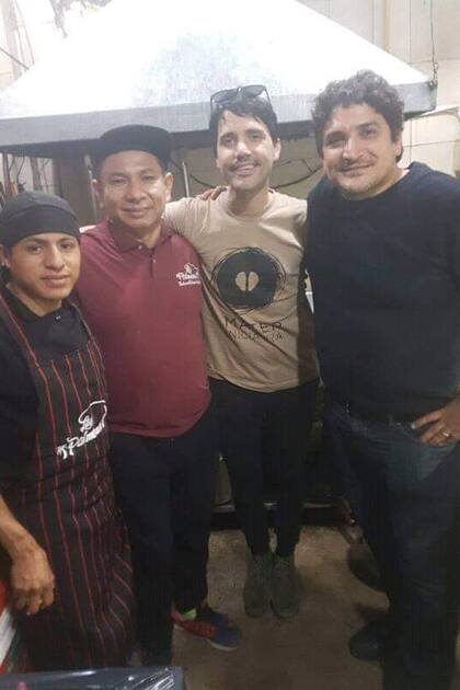 José con los cocineros Virgilio Martínez y Mauro Colagreco