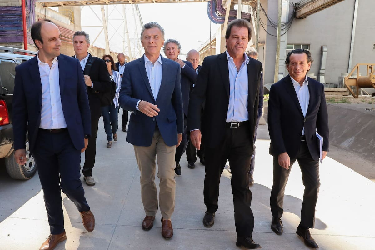 José Corral, Mauricio Macri, Sergio Nardelli y Dante Sica