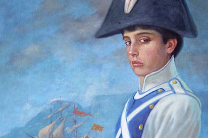 José de San Martín, cuando ingresó como cadete del Regimiento de Murcia, a la edad de 11 años