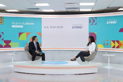 Jose del Rio con Tamara Vinitzky de la consultora KPMG