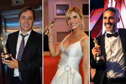 José del Rio, Débora Plager y Joaquín Álvarez