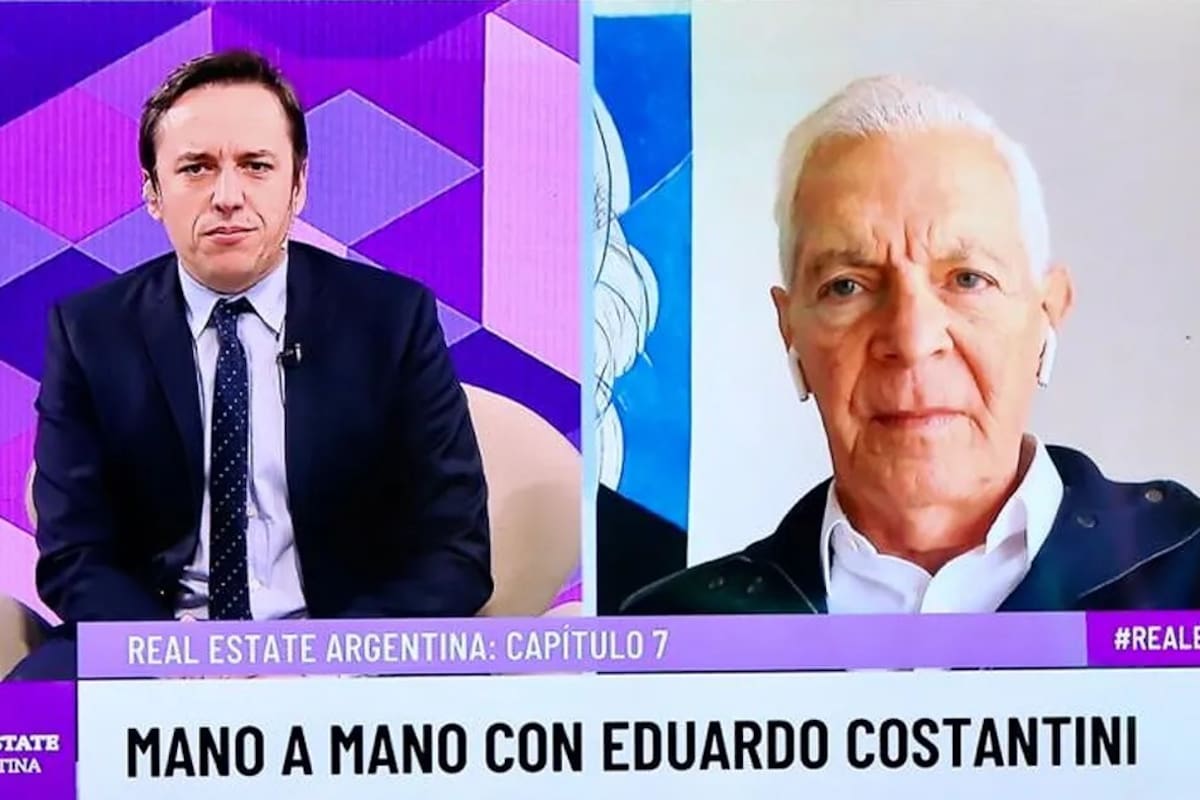 José Del Rio en un mano a mano con Eduardo Costantini durante el cierre del evento de Real Estate organizado por LA NACION