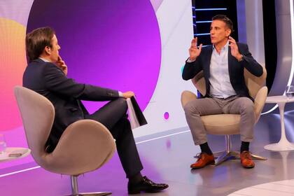 José Del Rio (LA NACION), en diálogo con Juan Pablo Chemes, director de Tecnología y de Liquid Studio de Accenture