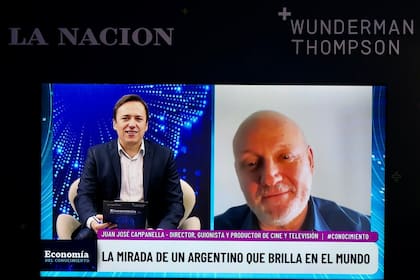 José del Río, Secretario General de Redacción de LA NACION entrevistó a Juan José Campanella en el primer capítulo del evento Economía del Conocimiento
