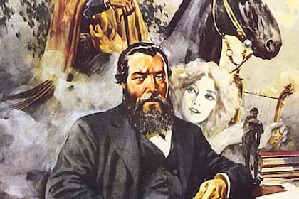 José Hernández, retratado por Mario Zavattaro