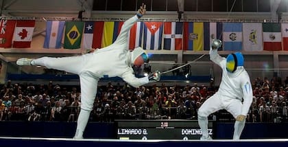 José ''Koko'' Domínguez enfrenta al campeón olímpico, Limardo, en la final panamericana 2015