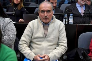 José López durante la primera audiencia judicial